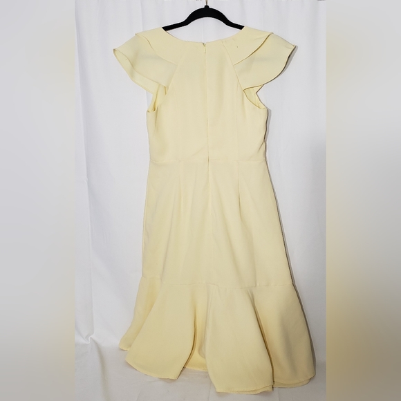 Banana Republic Midi dress, flutter sleeves. Sz. 2, EUC - Picture 2 of 11